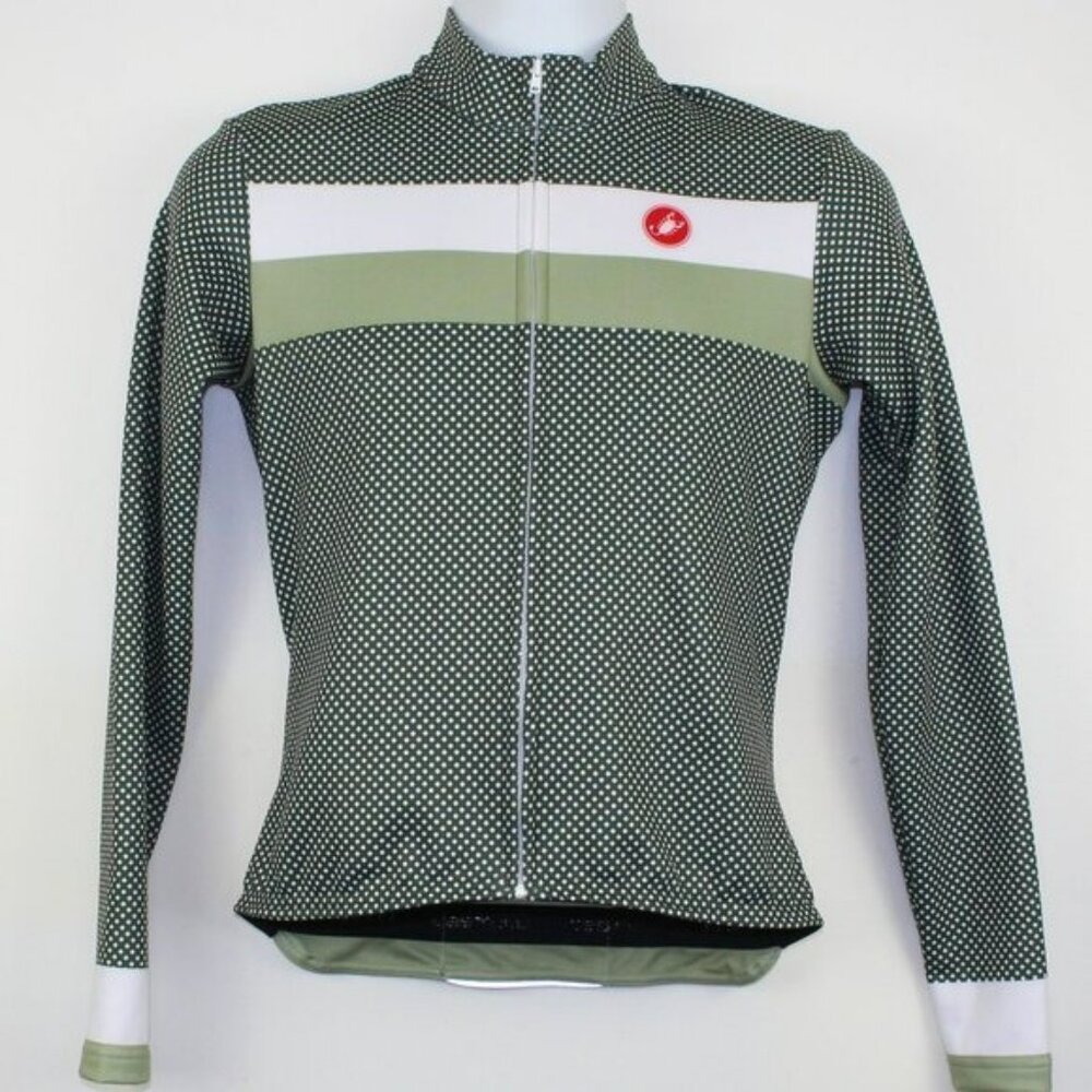 New Castelli Volare Zip Bike Cycling Long Sleeve Light Jacket (M)